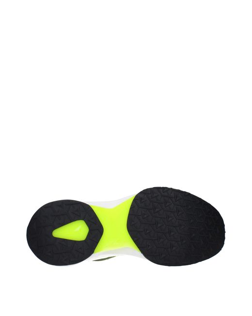Lanvin Yellow Sneakers Runner Fabric/ Fluorescent for men