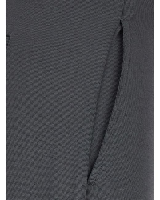 Max Mara Gray Trousers Smmbali Cotton