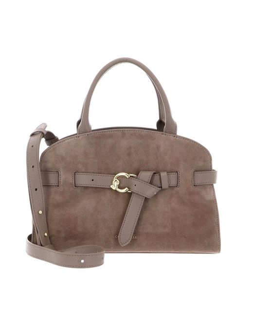 Coccinelle Brown Handbag Sabine Suede Warm Ta Ta/Warm Handbags