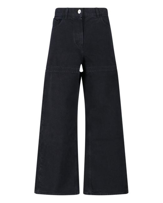 The Attico Blue Cut-Out Jeans