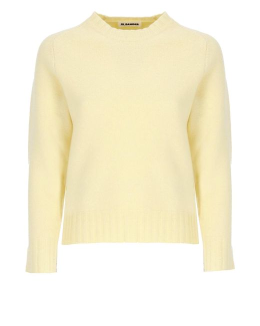 Jil Sander Yellow Wool Sweater