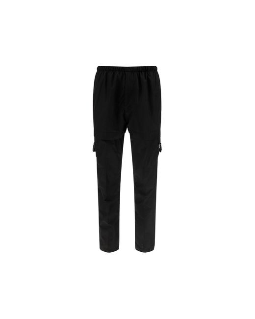 Givenchy Black Cargo Buckle Pants for men