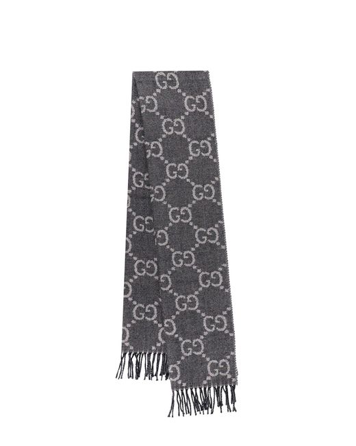 Gucci Gray Scarf for men