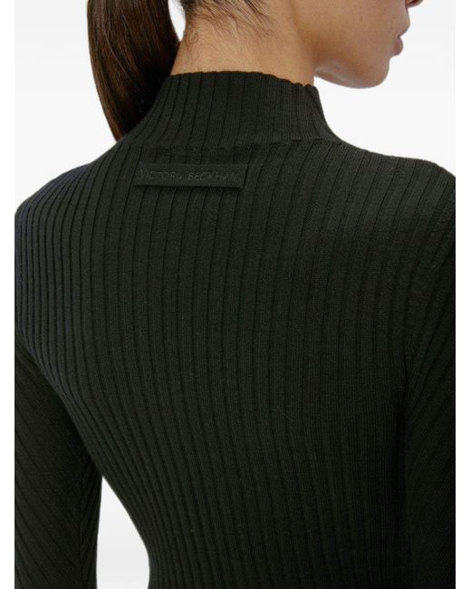 Victoria Beckham Black Sweater Merino Wool