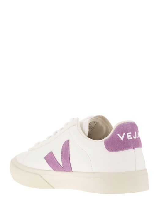 Veja Pink Chromefree Leather Trainers