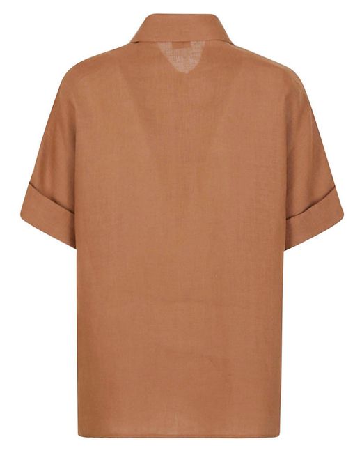 Eleventy Brown Shirt