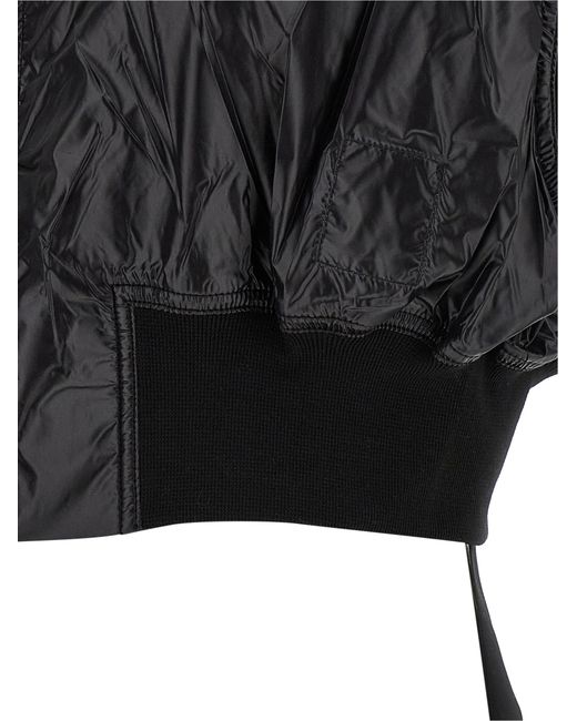 Rick Owens Black 'Tatlin Bomber' Vest