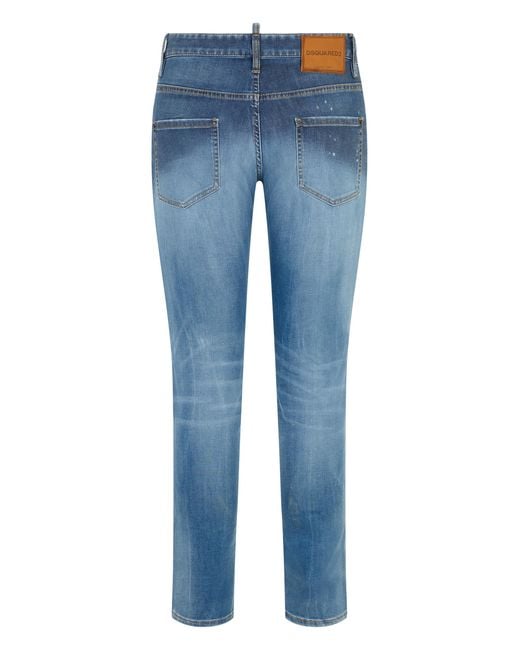 DSquared² Blue Skinny Jeans Medium Cotton for men