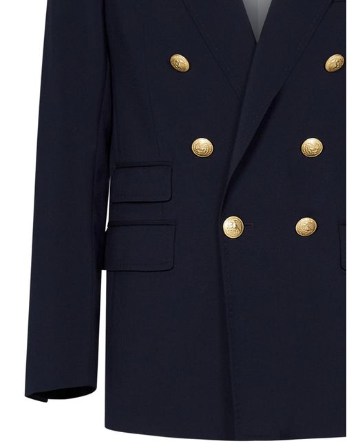 DSquared² Blue Palm Beach Double Breasted Blazer for men