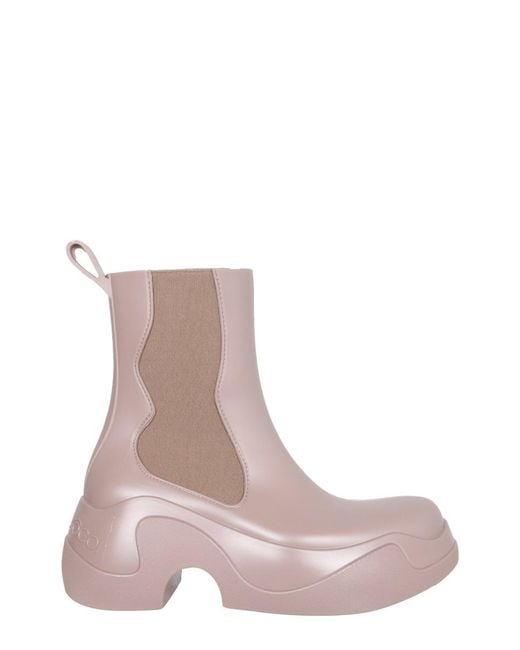 XOCOI Pink Recycled Pvc Boots