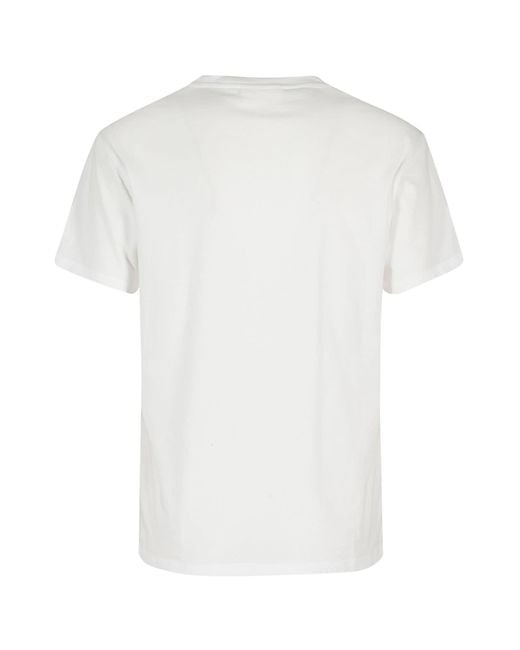 Mc2 Saint Barth White Cotton Crew Neck T Shirt