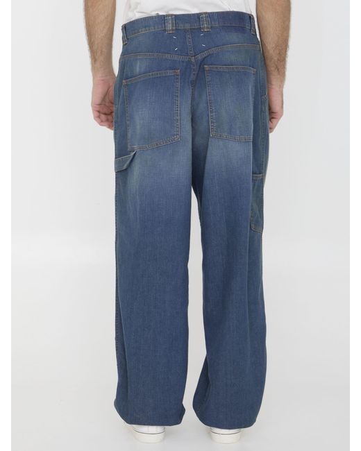 Maison Margiela Blue Americana Wash Jeans for men