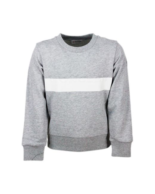 Moncler Gray Sweaters 100Co for men