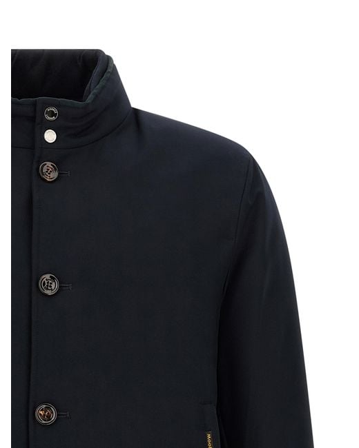 Moorer Blue Wool Bomber Clothing for men