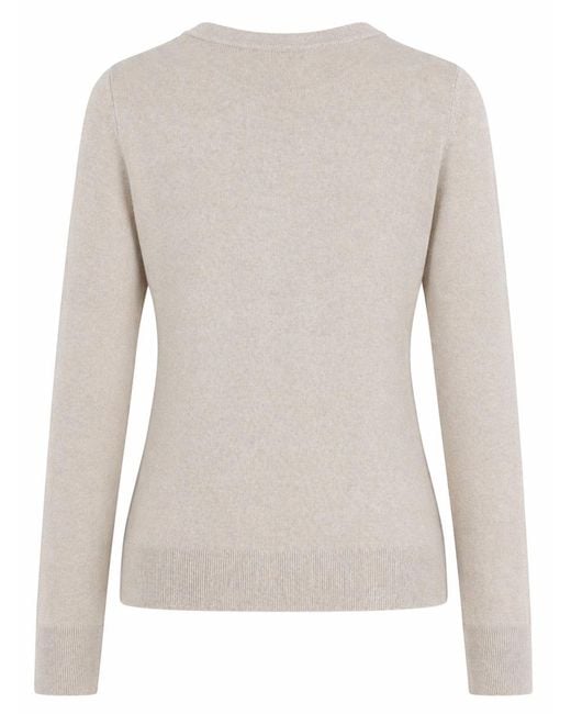 Maison Kitsuné Natural Wool Jumper Baby Fox Jumpers