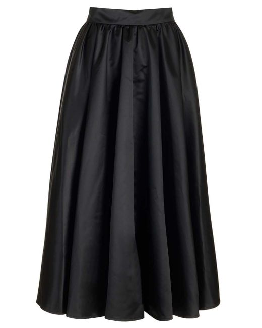 Patou Black Volume Maxi Skirt