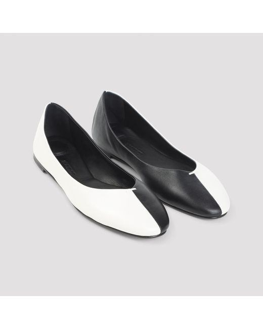 Jacquemus Metallic Ovalo Ballerinas
