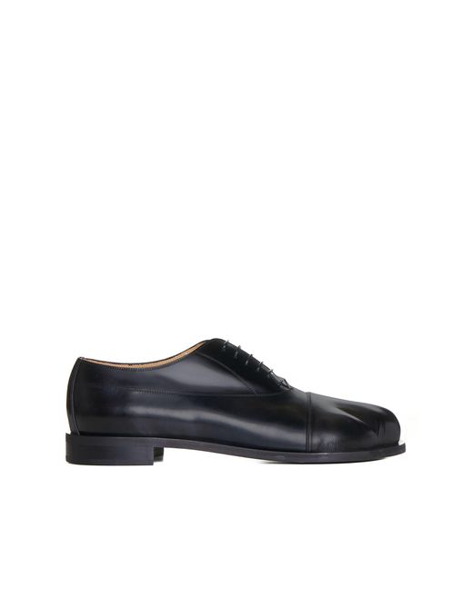 J.W. Anderson Black Paw Leather Oxford Shoes for men