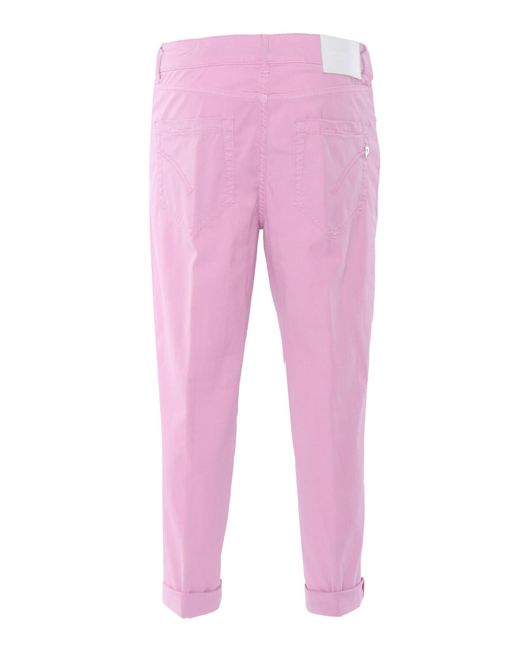 Dondup Pink High-Waisted Jeans
