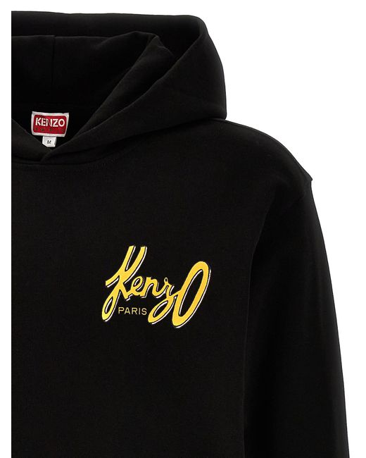 KENZO Black Archive Logo Sweatshirt for men