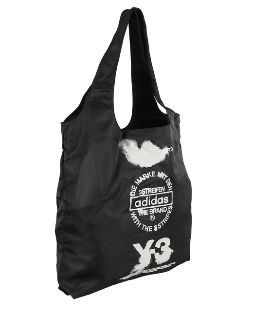 Y-3 Black Merch Tote for men