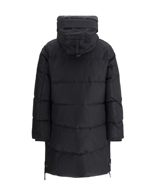 Parajumpers Black Long Bear Down Jacket