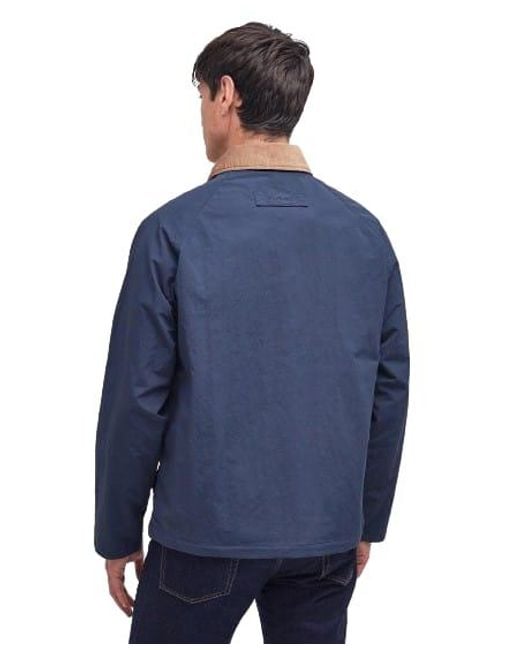 Barbour Blue Utility Spey Showerproof Jacket for men