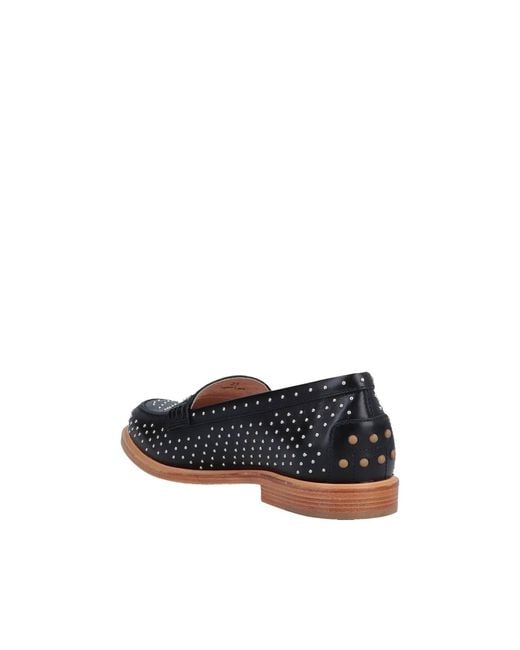 Tod's Blue Tods Stud-Embellished Loafers