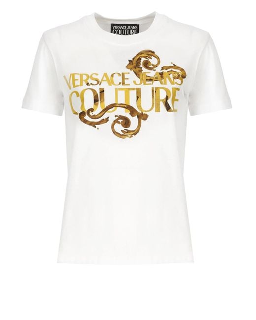 Versace White Logoed T-shirt