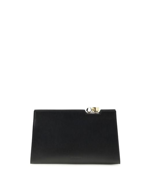 Jacquemus Black Le Salon Shoulder Bag Calf Leather Bos Taurus