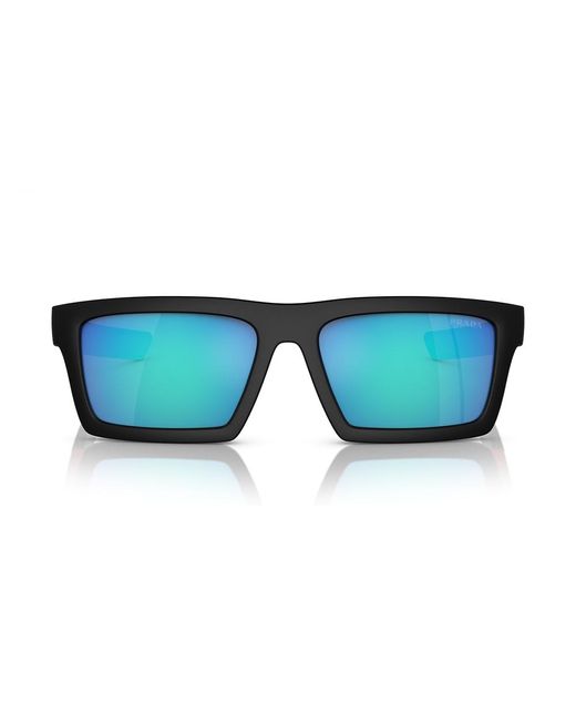 Prada Linea Rossa Blue Sunglasses for men