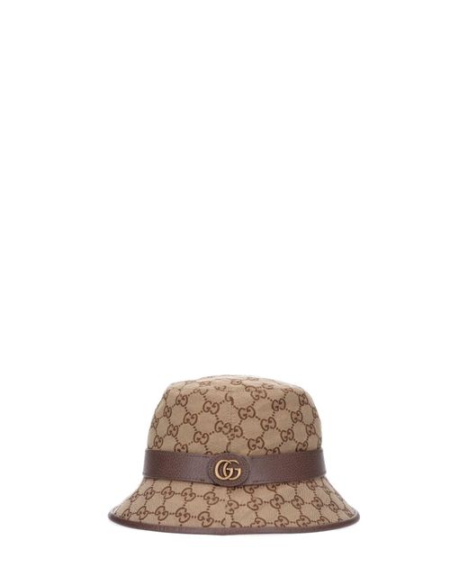 Gucci Brown gg Fedora Hat