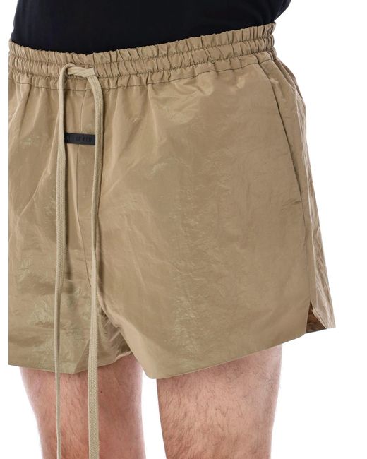 Fear Of God Natural Crinkle Nylon Running Short for men