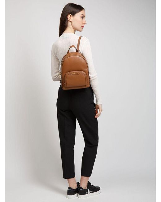 Michael Kors Brown Backpack Leather