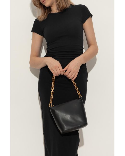 Emporio Armani Black Shoulder Bag Hobo Small