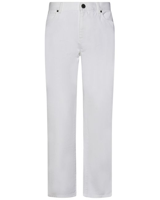 Balmain White Paris Jeans for men