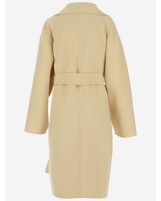 Burberry Natural Cashmere Robe Coat