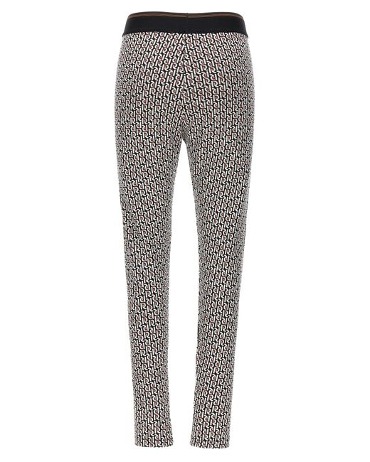 Rabanne Gray Monogram Leggings