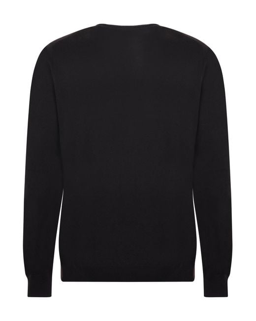 Tagliatore Black Sweaters for men