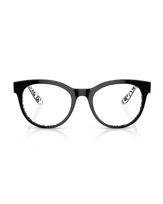 Dolce & Gabbana Black Dg3334 3389 Celluloid Occhiali Vista