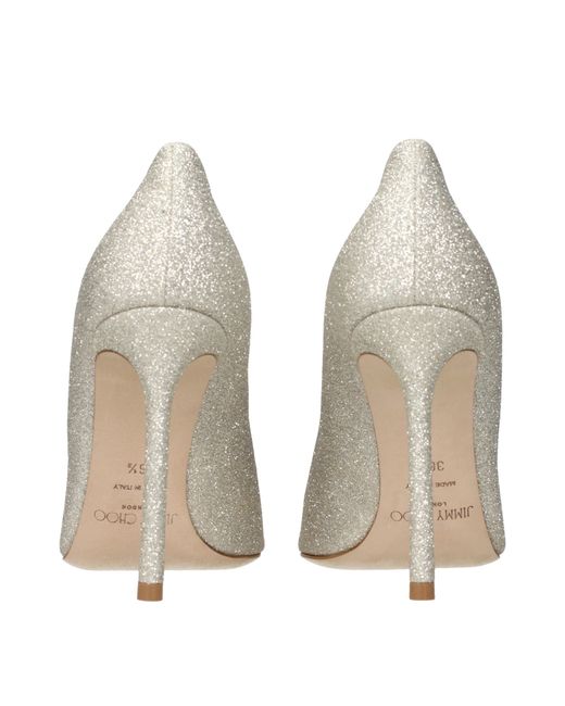 Jimmy Choo Metallic Plastic High Heel Pumps