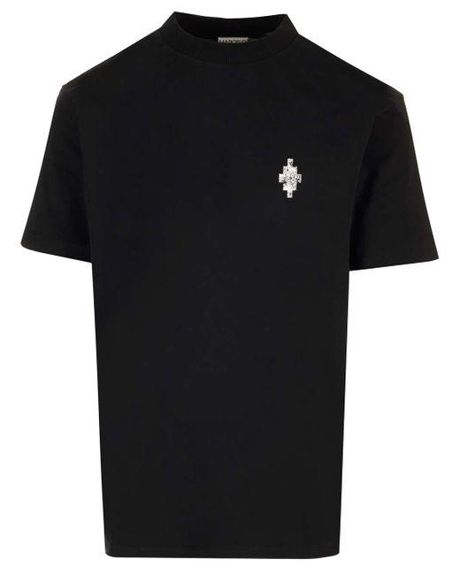 Marcelo Burlon Black Vertigo Snake T-shirt for men