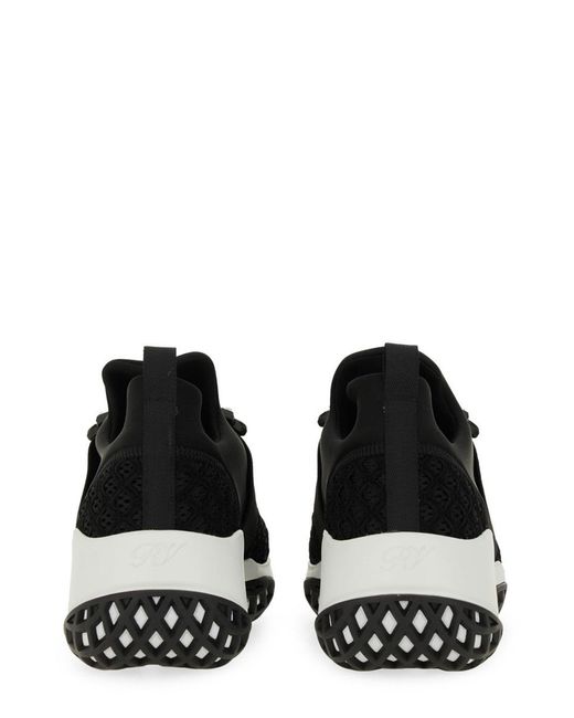 Roger Vivier Black Sneakers Viv Run Textile Trainers