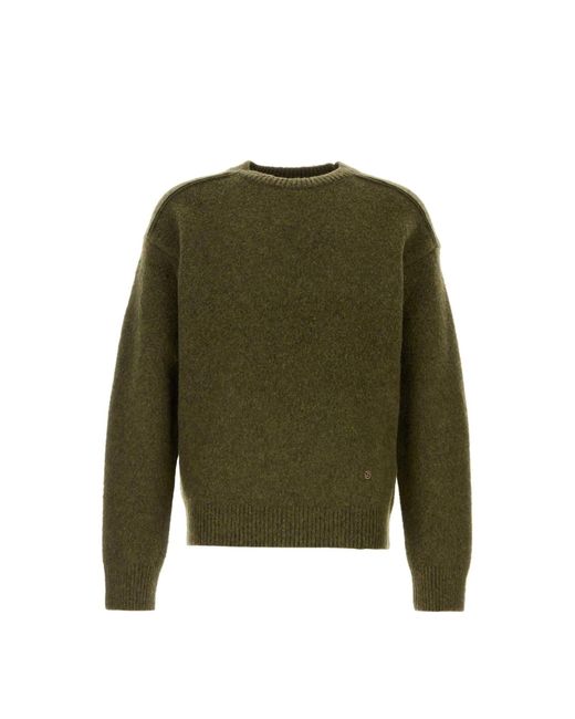 Burberry Green Wool And C Mere Sweater for men