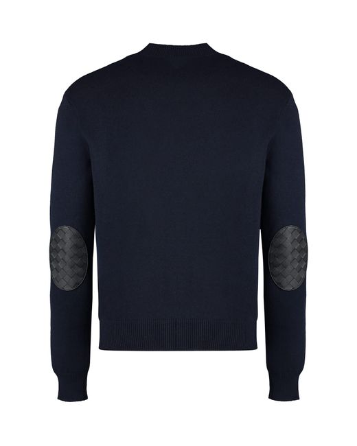 Bottega Veneta Blue Crew-neck Cashmere Sweater for men