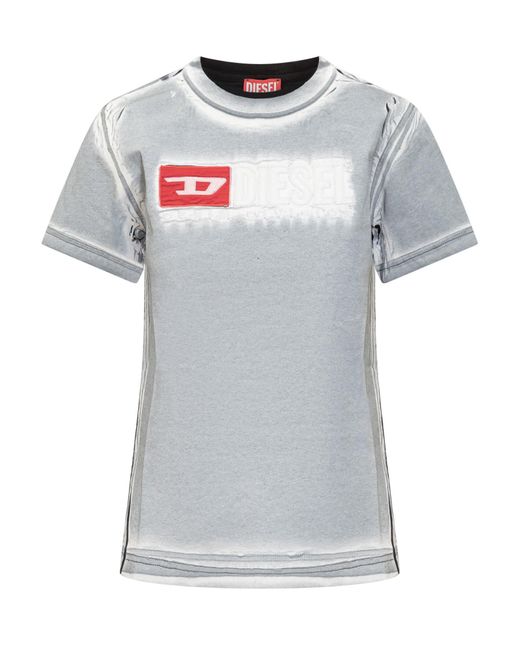 DIESEL Gray T-Regsn5 T-Shirt