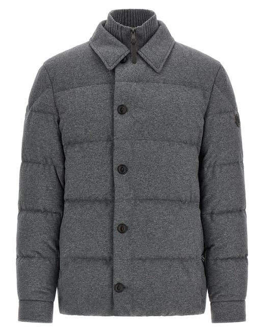 Moncler Gray 'Pres' Down Jacket for men