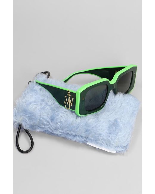 JW Anderson Jwa01 Bumper Sunglasses in Green | Lyst