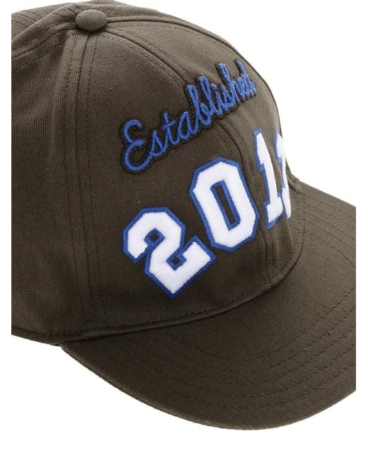 Off-White c/o Virgil Abloh Brown Boxy Logo Baseball Cap Accessories Beanies & Hats for men