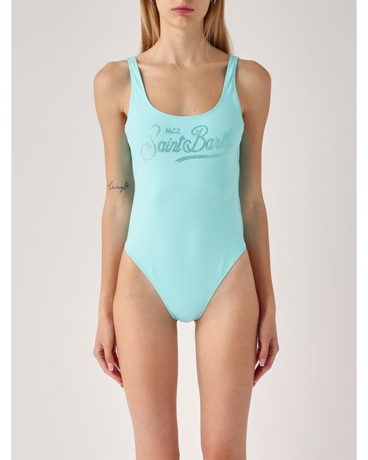 Mc2 Saint Barth Blue Lora Swimsuit